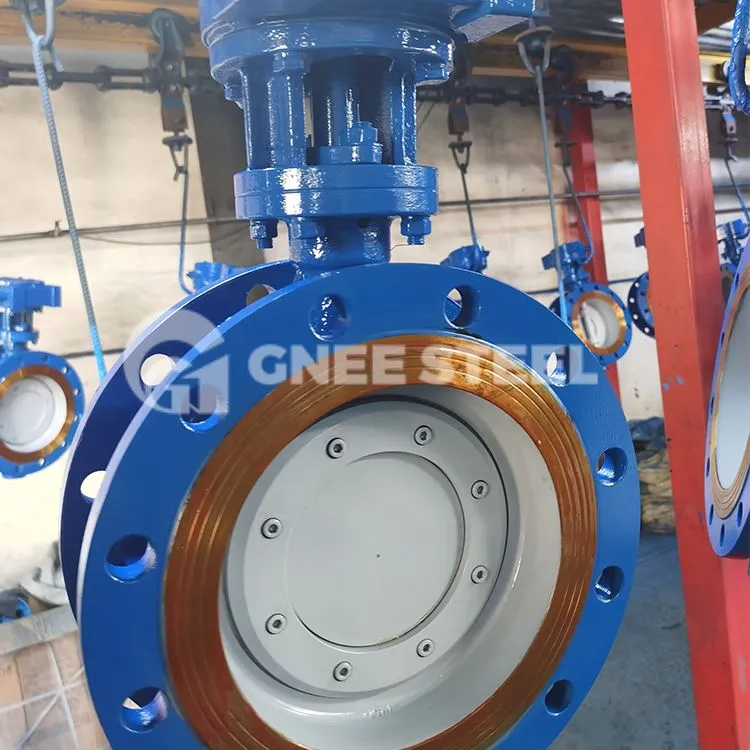 Тройна ексцентрична дроселна клапа от въглеродна стомана