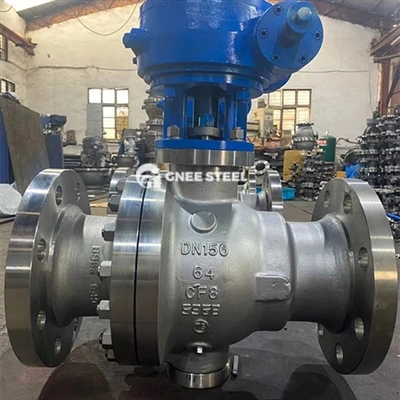 Какво представляват частите на сферичния кран Trunnion