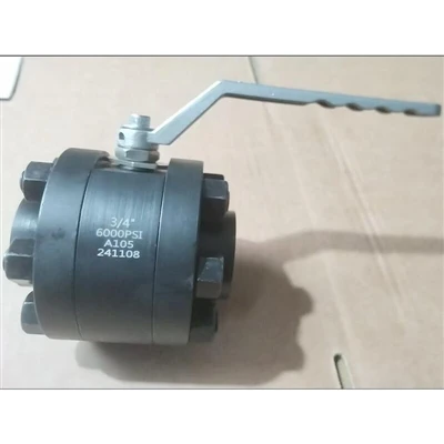 ASTM A105 Сферичен кран от кована стомана, 6000 PSI, 3/4 инча, NPT Доставка до Бразилия