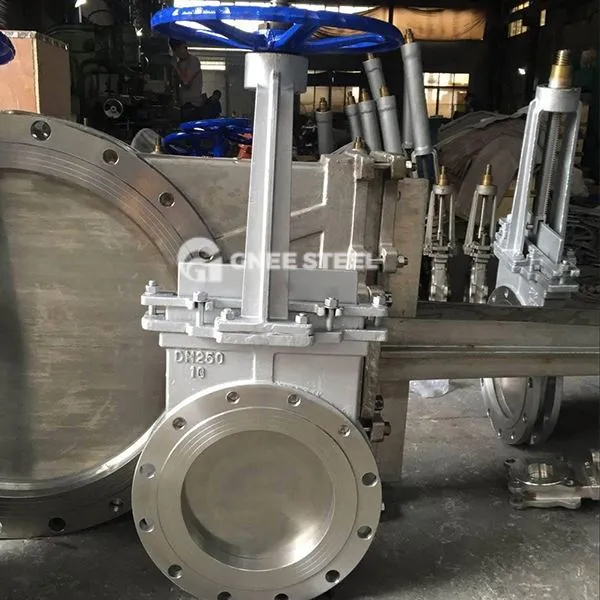 Устойчив клапан за порта на нож