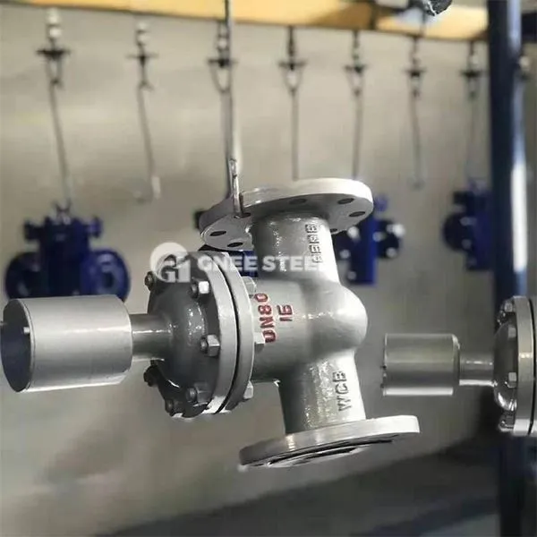 Фланфичен клапан от неръждаема стомана